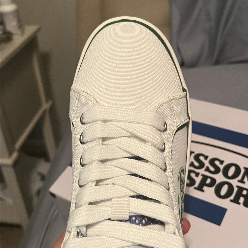 Missoni White and Green Canvas Box, shoes size 6